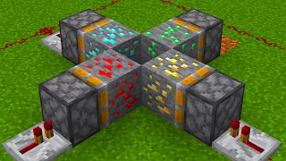 diamond ore + gold ore + redstone ore + emerald ore in minecraft combined = ?