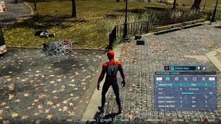 Swinging around in marvel's Spider-Man Remastered