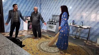 Grandma Khabis, who allowed the second woman to enter the house, but grandfather...