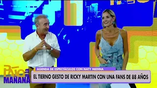 Espectáculos: El tierno gesto de Ricky Martin con una fan de 88 años