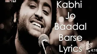 The Video Lyrics of Kabhi Jo Baadal Barse From The Movie Jackpot (2013)#Kabhi