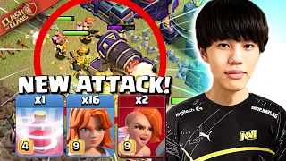 Kazuma invents INSANE NEW VALKYRIE RECALL TH15 Attack! Clash of Clans