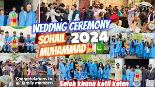 Wedding ceremony/saleh khana kotli kalan/Pashtun wedding dan/pashtun wedding culture /🇬🇧🇵🇰🎉2024