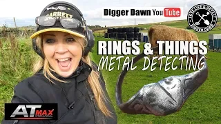 Silver Ring & Things found METAL DETECTING with Garrett AT Max