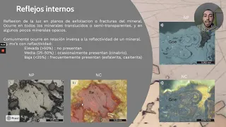 Propiedades Ópticas en Luz Reflejada - Microscopía de Menas