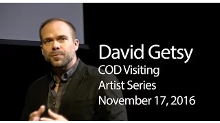 Visiting Artist Series: David Getsy