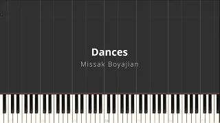 Dances - Missak Boyajian[Piano Tutorial] (Synthesia)