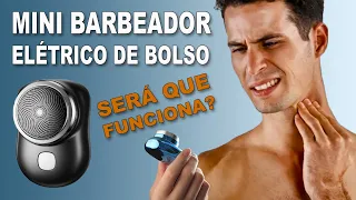 TESTEI o Super Mini Barbeador Elétrico a Prova D'água