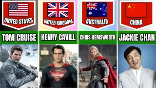 Hollywood Actors From Different Countries