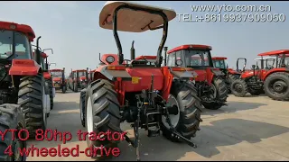 YTO EX804 tractor  (80HP, 4 WD for Africa)