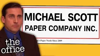 The WHOLE Michael Scott Paper Company Story - The Office US