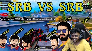 SRB Zeus Team ( 90s , Vichu , Adi & Zeus ) Vs SRB Raj Team ( Devil , Viper & RAJ ) #srbvssrb