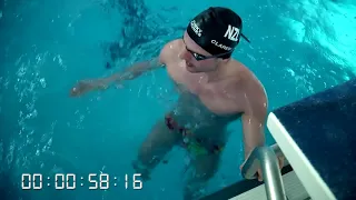 Mr Average - Regular guy tries swimming against Olympic finalist Lewis Clareburt.