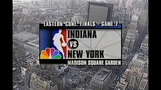 NBA On NBC - Pacers @ Knicks 1994 ECF Deciding Game 7!