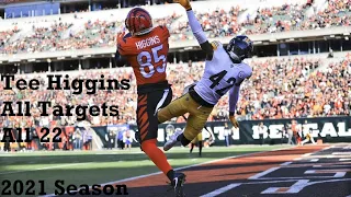 Tee Higgins All Targets | 2021 Season (All-22)