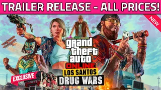 OFFICIAL Drug Wars DLC Trailer Release Time! How Much Money! GTA 5 Online Update 2022 What Time