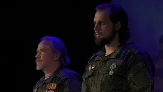 Съёмки концерта воинских песен "Поднимется Россия" для Донбасса