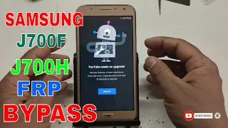 Samsung j7 frp Bypass YouTube update fix 2023