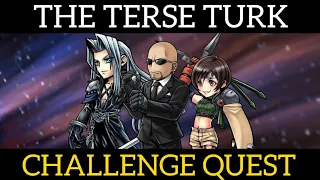 DFFOO [GL]: The Terse Turk CHALLENGE QUEST - Sephiroth, Yuffie, Rude (KLAY)