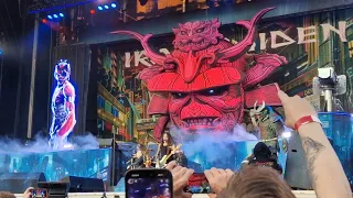 Iron Maiden (Samurai Eddie on stage) Norway, Bergen. June 7.2023.