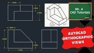 Orthographic Projections in AutoCAD
