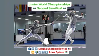 Junior Worlds 2023 JWS - L4 - Magda Skarbonkiewicz USA v Anna Spiesz HUN