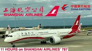 SHANGHAI AIRLINES 787-9 Economy from Melbourne to Shanghai