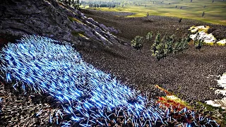 4000 LASER KNIGHT JEDI DEFEND MOUNT OLYMPUS VS 1,000,000 ZOMBIES |Ultimate Epic Battle Simulator 2|