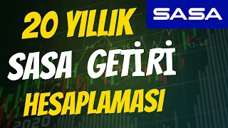 20 Yıl SASA  Yatırımı Yapsaydık Temettü Emeklisi Eder Miydi ?#asa #uzunvade #temettü Getirisi