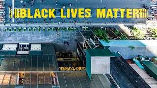 Trump Tower Black Lives Matter mural time lapse