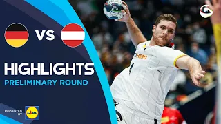 Germany vs Austria | Highlights | Preliminary Round | Men's EHF EURO 2022