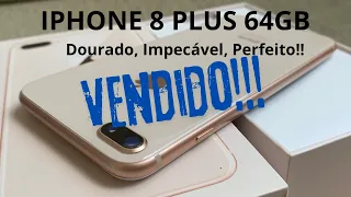 iPhone 8 Plus 64GB Dourado PERFEITO!!! Lindo!!!