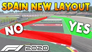 Lapping a NEW 2021 Spain Track Layout On F1 2020
