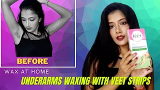 Underarms Wax With Veet Strips 😀 | Honest Review