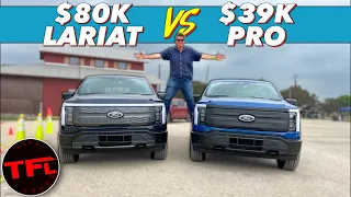 Here's How the Cheapest 2022 Ford F-150 Lightning Compares to the Fancy Model!