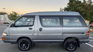 1994 Toyota Lite Ace Van 4WD MT5 turbo diesel 2.2L CR31 47,900km RHD JDM