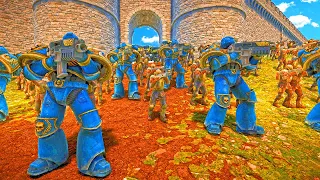 Ultramarine & Renegade militia Force against 2 million giant monster !! UEBS 2