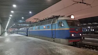 🇺🇦 Електровоз ЧС4-138 з поїздом EN 67 "Варшава експресс" Київ-Варшава