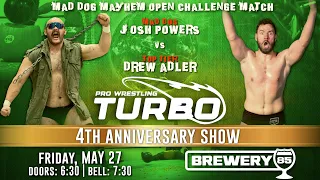 Drew Adler vs. Josh Powers [FULL MATCH | 4th Anniversary Show]