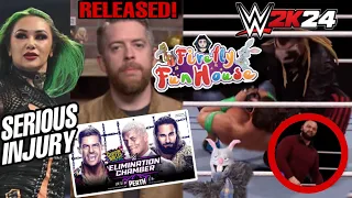 FIREFLY FUNHOUSE MATCH IN WWE 2k24! SHOTZI INJURED! CODY RHODES ELIMINATION CHAMBER PLANS