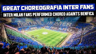 Inter - Benfica | Incredible Choreo Inter Fans Curva Nord | UEFA Champions League (19.04.23)