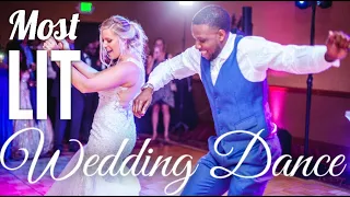 THE MOST LIT INTERRACIAL WEDDING DANCE | Best First Dance | Cultural Dance | Bridal Party Swag Surf