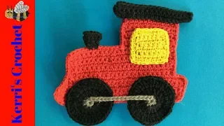 Crochet Train Tutorial - How to crochet a train engine (Train series Part 1)
