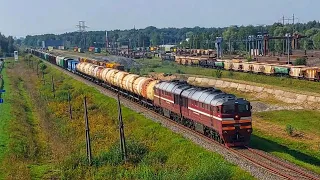 2TE116-1259 (LDZ Cargo) with mixed freight train from LSEZ returning to Daugavpils