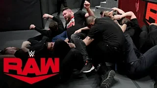 Kevin Owens and Samoa Joe engage in a massive brawl with Seth Rollins and AOP: Raw, Dec. 30, 2019