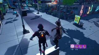 Fortnite perfect timing scenario in most real perfect timing with Ikonik skin