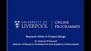 Research Ethics in Project Design