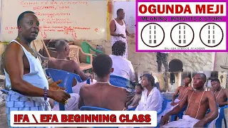 8 years doing IFA  EFA  At SCHOOL BEGINNING CLASS || Learn How To Make Divination.#ep1
