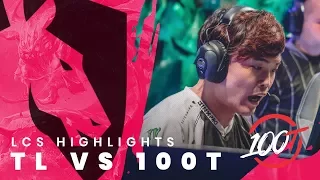 Team Liquid LoL W2 Day 1 - TL vs 100T Highlights