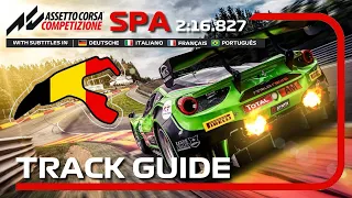 ACC | SPA | Track Guide + Setup - Tips to be faster